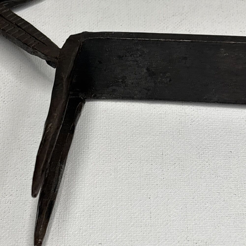 Vintage Mid-Century Modern Brutalist Forged Iron Gazelle Antelope Sculpture - Picture 12 of 16